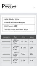 Modern Long Strip Ceiling Light Surface Mounted Minimalist Aisle Lamp Living Room Bedroom Kitchen Home Office LED Lighting