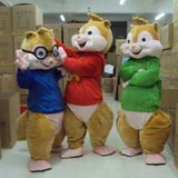 New MINISO Disney Alvin And The Chipmunks Tamias Mascot Costume Advertising ceremony Fancy Dress Party Animal carnival perform
