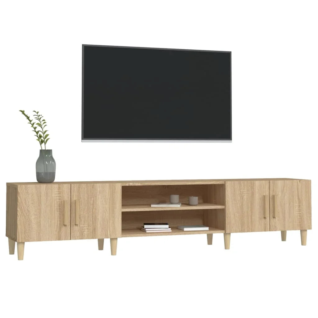 Mueble TV Roble Sonoma 180x31,5x40 cm Madera Ingeniería