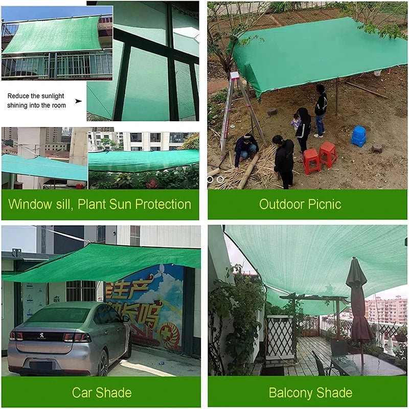 Garden sunshade net, UV protection, outdoor pergola, sunshade, swimming pool sunshade, plant canopy