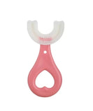 Baby Toothbrush Children 360 Degree U-shaped Child Toothbrush Teethers Baby Brush Silicone Kids Teeth Oral Care Cleaning