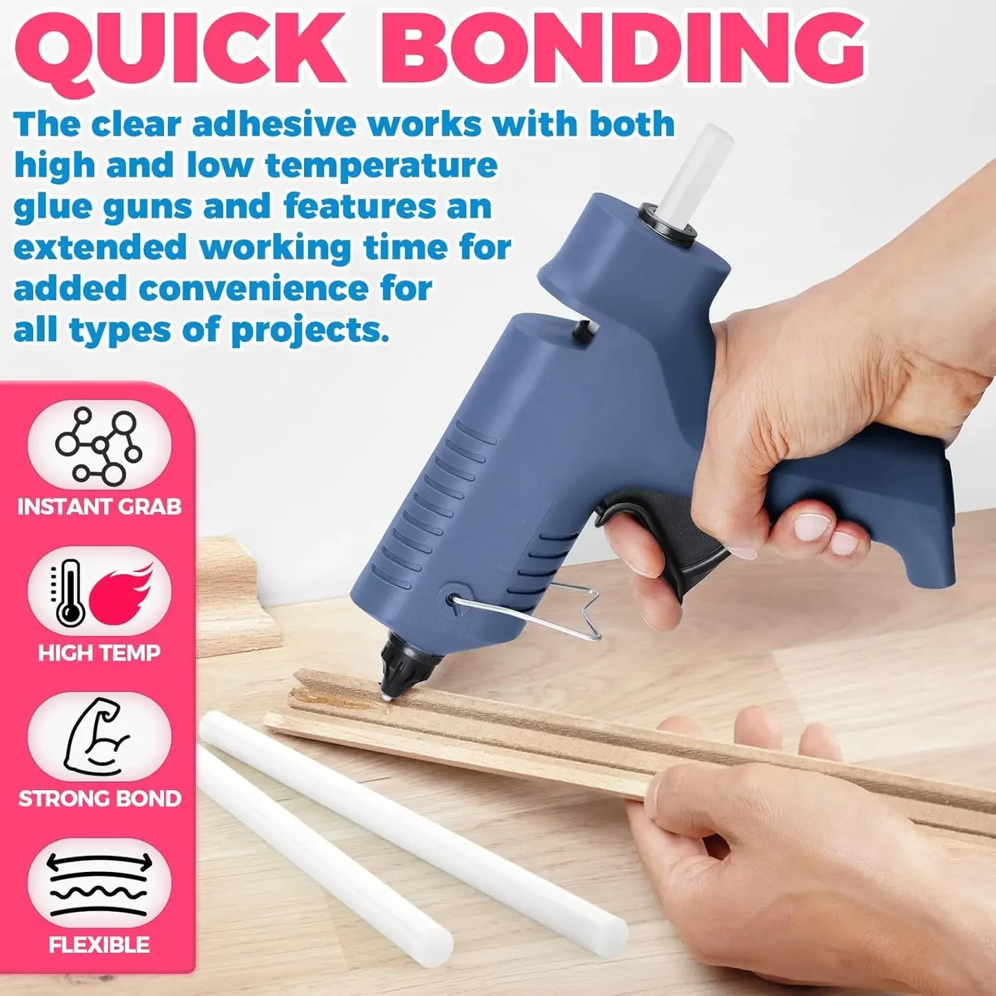 Transparent Hot Melt Glue Sticks for Electric Glue Gun Heat Pistol Glue Stick Strong Adhesive DIY Craft Repair Tools Wholesale