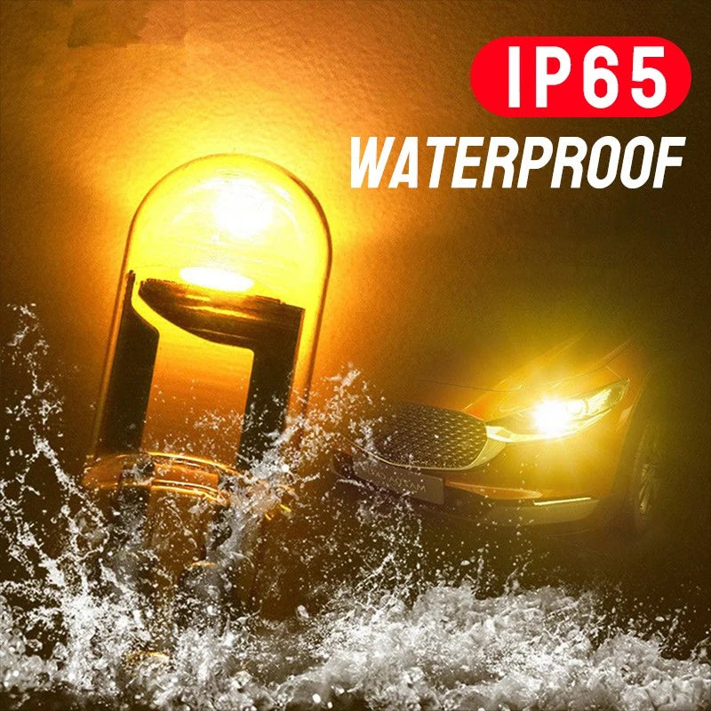 T10 w5w canbus vidro cob led lâmpada do carro 6000k leitura cúpula lâmpada marcador cunha placa de licença lâmpada dc 12v branco azul vermelho luz