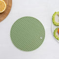 xgnvpy Silicone Mat Coaster Food Grade Non-slip Placemat Table Protection Kitchen Accessory Gadget Round Cup Mat