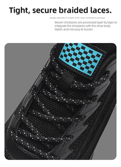 New Spring and Autumn Soft soled Running Men's Mesh Breathable Casual Sports Shoes Men's Coconut Trendy Shoes Men's Shoes