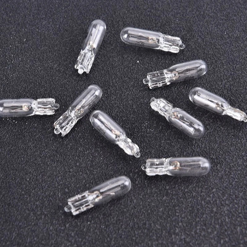 20Pcs Halogen T5 W2W Bulb 12V Car Instrument Lights Dashboard Bulb Auto Interior Warnning Light