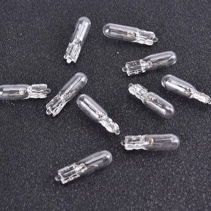 20Pcs Halogen T5 W2W Bulb 12V Car Instrument Lights Dashboard Bulb Auto Interior Warnning Light