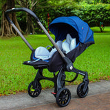 EU STOCK 4in1 baby stroller two-way Multifunctional newborn baby stroller 3in1 Foldable Basket type seat Lightweight Travel Pram