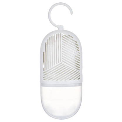 Clothes Dehumidification Box Reusable Hanging Dehumidifier Packs Anti-Mold with Water Collector&Hook for Wardrobe Closet Cabinet