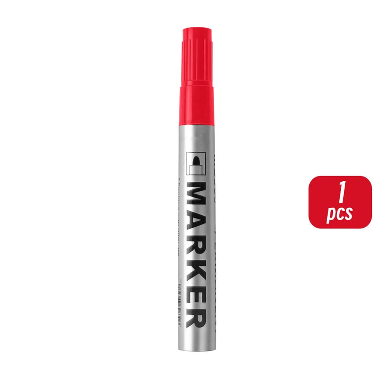 Permanent Paint Marker Pen Waterproof Black Pen for Tyre Oily Markers Quick Drying Signature Pen Stationery Supplies