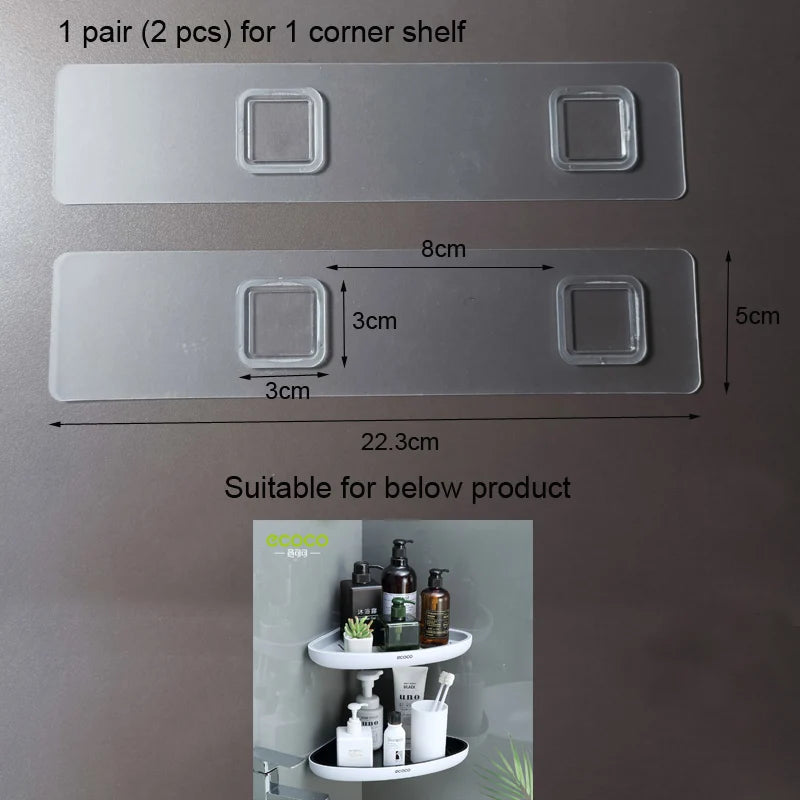 Sticker Adhesive Accessory for ECOCO Wall Mounted Storage Organizer Toothbrush Holder