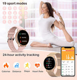 MEVADEN 1.32 inch Female Fashion Smart Watch Bluetooth Call Women Sport Fitness Tracker Health Monitor Smartwatch for Ladies Y22
