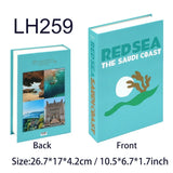 Travel Series Fake Book Decoration Coffee Table Living Room Fashion Fake Book Storage Box Decor Model Room IBIZA CAPRI