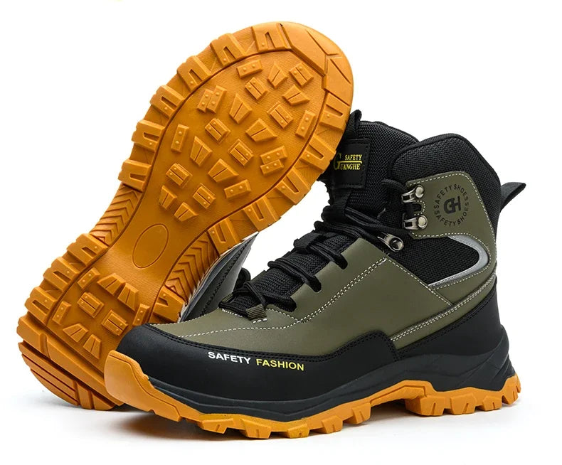 Waterproof Work Safety Boots Men Women Indestructible Anti smash Anti Puncture Work Shoes Protective Men Safety Shoes