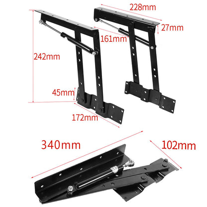 Hydraulic Hinge Mechanism Hardware Top Lifting 2x Practical  Up Coffee Table Mechanism Hardware Top Lifting Frame Furniture