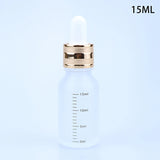 5ml-100ml Dropper Bottles With Scale Reagent Eye Drop Sanding Glass Aromatherapy Liquid Pipette Bottle Refillable Bottles Travel