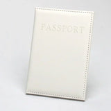 Fashion Women Men Passport Cover Pu Leather Solid color Travel ID Credit Card Passport Holder Packet Wallet Purse Bags Pouch