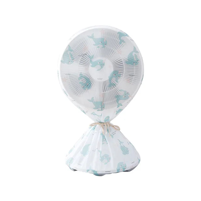 Washable Floor Fan Cover, Waterproof, Dustproof, Standing, Round, Electric, Protective, Household, Universal, Storage 
