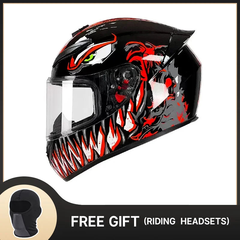 Full Face Helmet Motocross Helmet Breathable Helmet Wear-Resistant Helmet For Motorcycle Anti-Fall Motorcycle Helmets Supplies