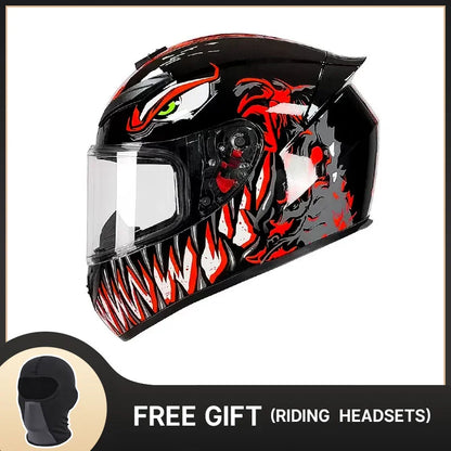 Full Face Helmet Motocross Helmet Breathable Helmet Wear-Resistant Helmet For Motorcycle Anti-Fall Motorcycle Helmets Supplies