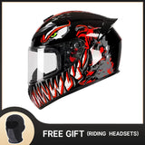 Full Face Helmet Motocross Helmet Breathable Helmet Wear-Resistant Helmet For Motorcycle Anti-Fall Motorcycle Helmets Supplies