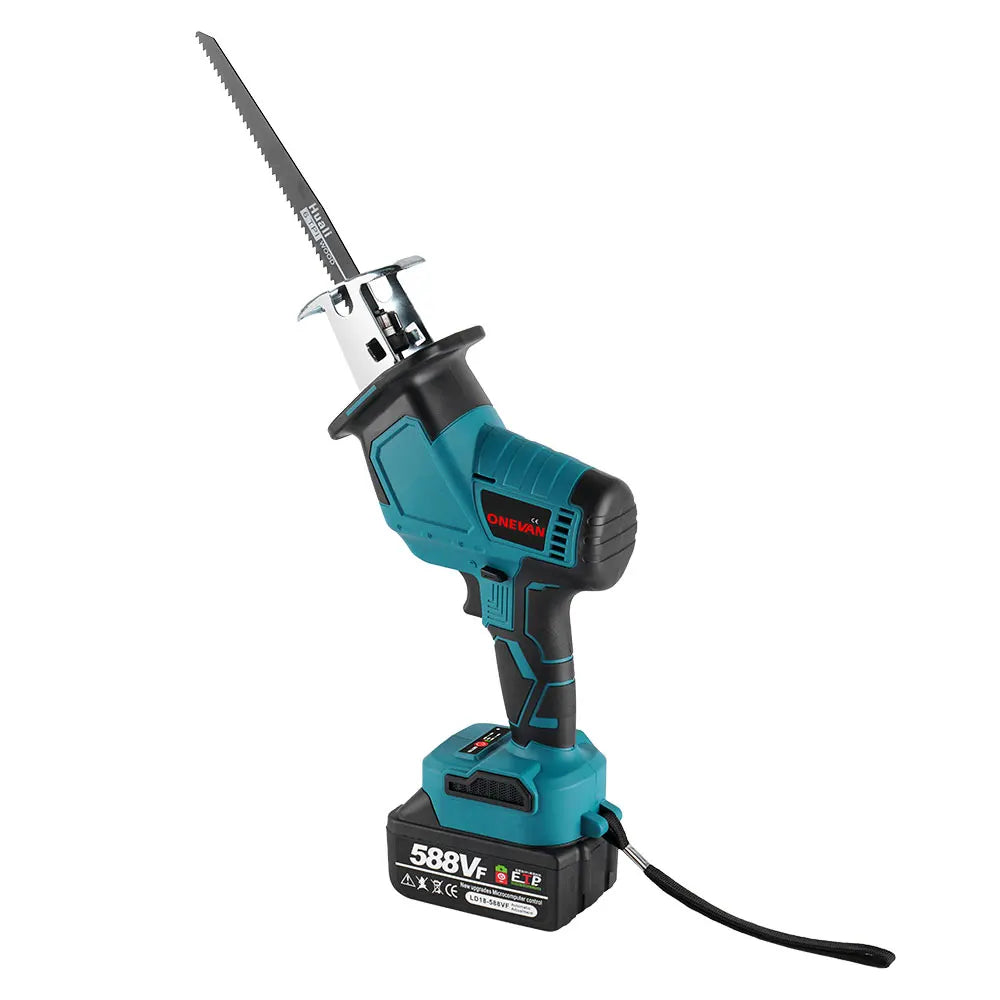 3600w 12000spm Brushless Reciprocating Saw Wireless Chainsaw Cut Saw Wood Cutting Tools With Sawblade For Makita 18V Battery