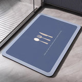 Alfombra de baño de tierra de diatomeas, absorbente, antideslizante, de secado rápido, lavable