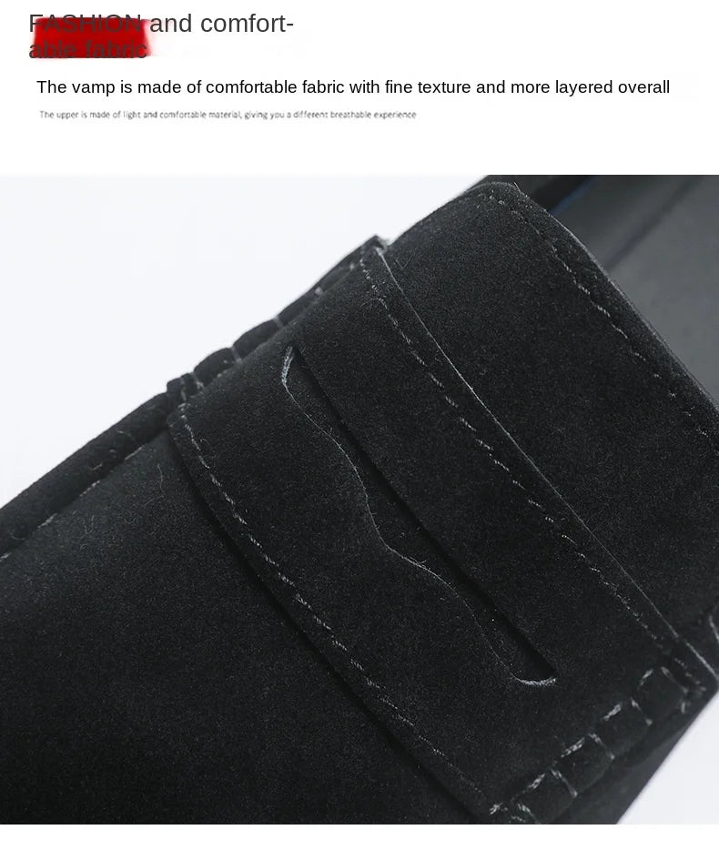 New Men's Loafers, Lightweight and Breathable Casual Shoes, Mens Flat Driving Shoes, Soft Sole Slip-on Business Shoes, Moccasins