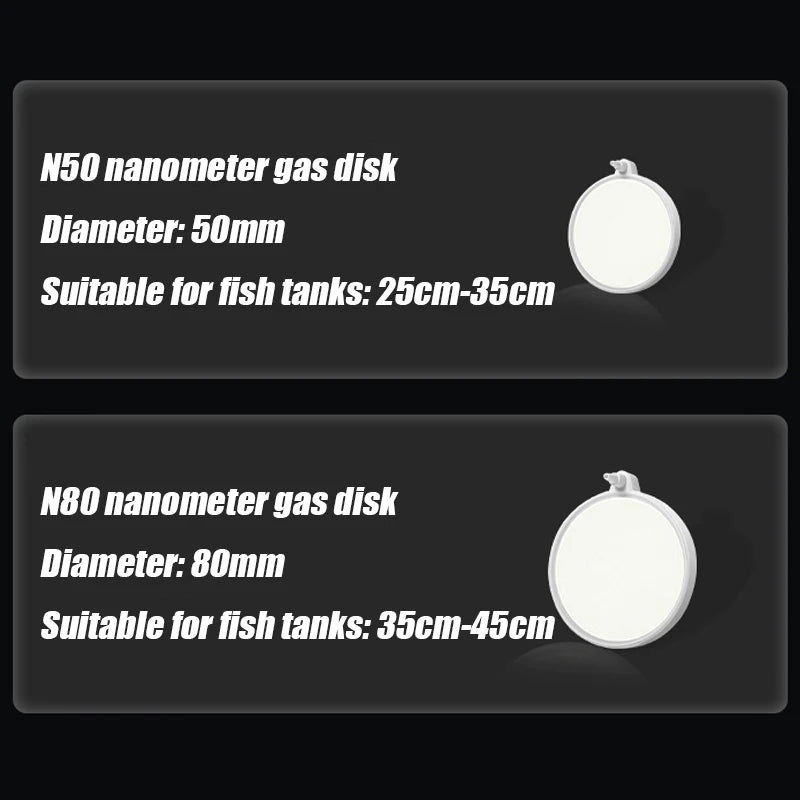 Air Stone Oxygen Aerator For Aquarium Disc Bubble Diffuser Air Bubble Pump Hydroponic Oxygen Plate Mini Accessories Nano Disc