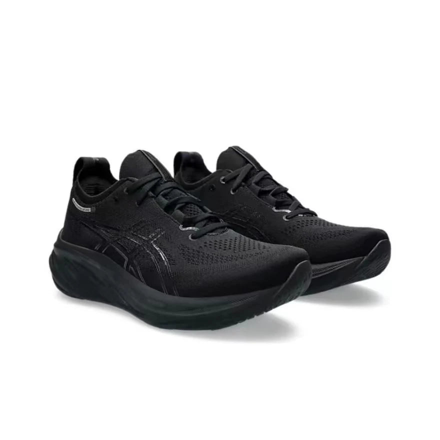 Original Asics Nimbus 26 Running Shoes Men Cushion Stability Asics Sports Shoes Unisex Sneakers White