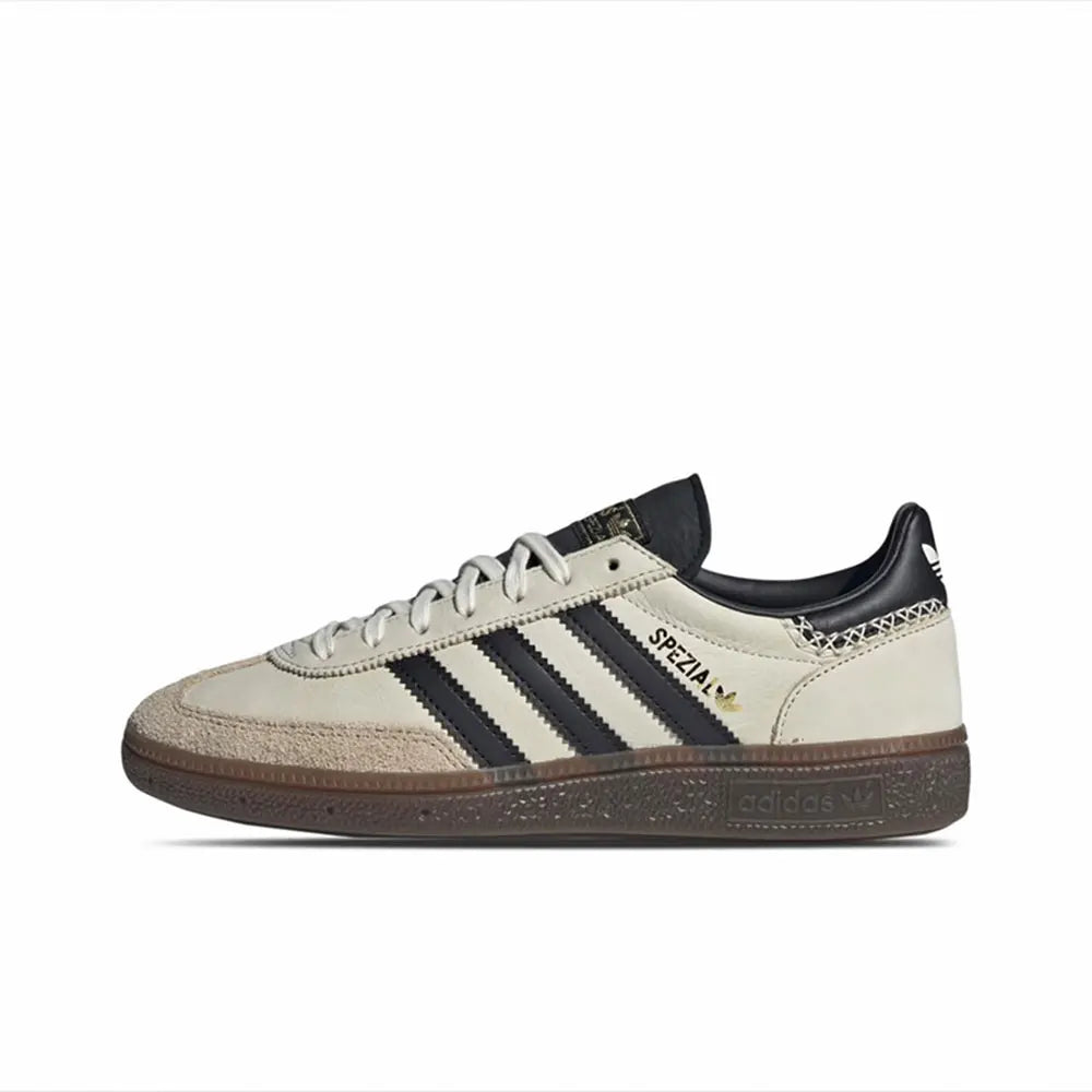 adidas Originals HANDBALL SPEZIAL Suede Round Toe Lace-Up Low-Top Sneakers Women's Pink/Black IF6561