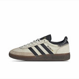 adidas Originals HANDBALL SPEZIAL Suede Round Toe Lace-Up Low-Top Sneakers Women's Pink/Black IF6561