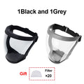 Máscara de protección laboral, protector facial transparente, protector facial transparente, pantalla protectora facial, accesorios de cocina, gadgets