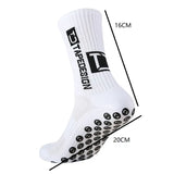 4 pairs of new TC mid tube glued football socks for sports training and competition, non slip and breathable socks