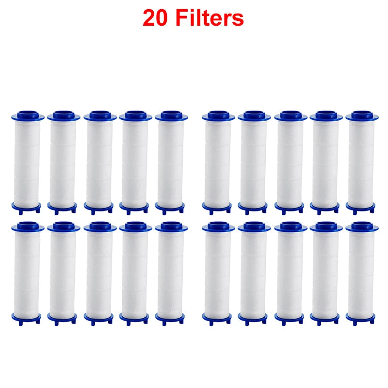 Cabezal de ducha de alta presión con 4 modos de ducha ajustables y filtros de cepillo de masaje, accesorios de baño para ahorrar agua.