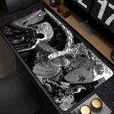 Anime Berserk Mousepad Big Deskmat With Lockrand Office Pc Computer Accessories Mouse Pad Gaming Prime Gaming XXL Keyboard Mat