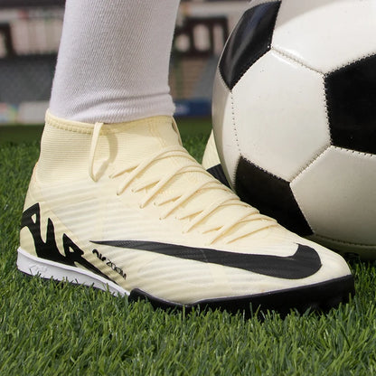 Zapatillas de fútbol Nike Zoom Superfly 9 Academy TF para hombre, resistentes al desgaste y con tacos de entrenamiento para césped artificial DJ5629-700