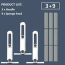 2-24Pcs Mini Mop Powerful Squeeze Mini Mop Folding with Self-squeezing Floor Kitchen Toilet Washing Desk Window Car Clean Tools