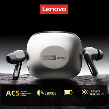 New Lenovo LE209 Wireless Bluetooth Earphone Business Music Bluetooth Headphone HD Call with Mic 30H Battery Life Gaming Headset