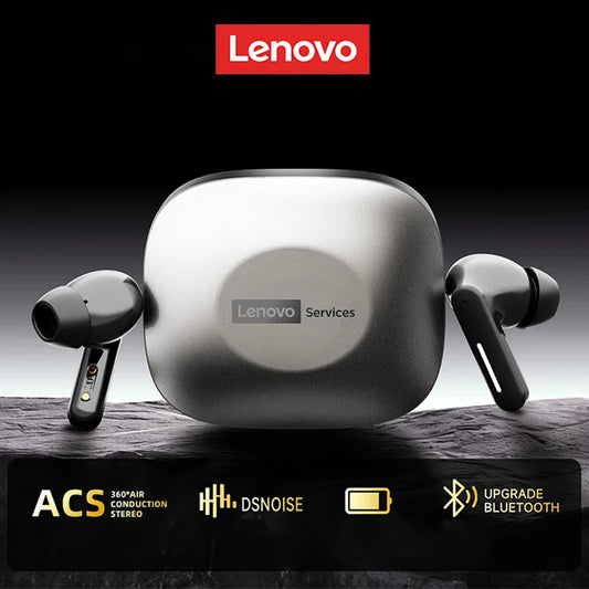 New Lenovo LE209 Wireless Bluetooth Earphone Business Music Bluetooth Headphone HD Call with Mic 30H Battery Life Gaming Headset