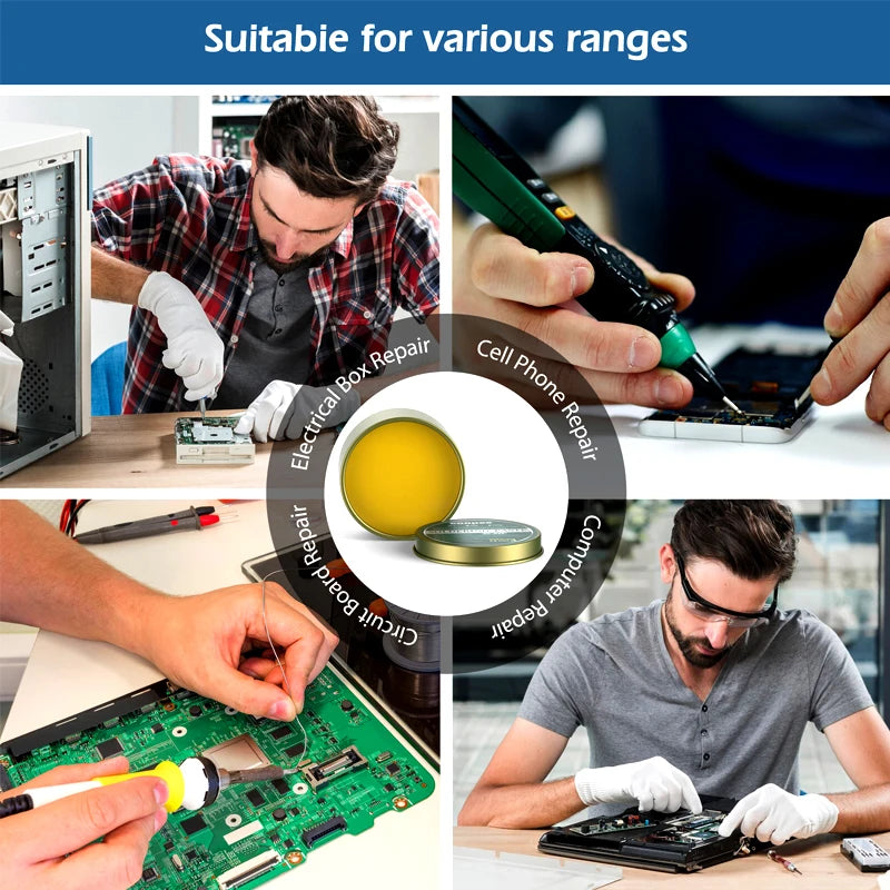 10g/30g/100g Solder Paste Rosin Flux Lead-free Easy to Soldering Soldering Iron Repair Iron Sheet Soldering Flux Soldering Oil