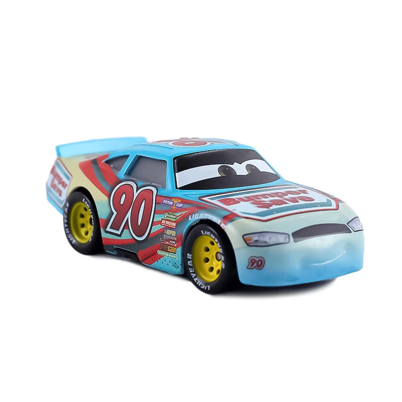Disney Pixar Cars 3 Lightning McQueen No19 Poppy Racing Family Family Jackson Storm Ramirez Die Cast Metal Alloy Kids Gifts