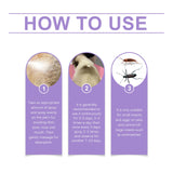 YEGBONG 50ml Flea Tick Prevention Spray for Dogs and Cats Fast-Acting Waterproof Outdoor Protection with Natural Essential Oils