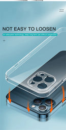 Ultra Thin Clear Phone Case For iPhone 11 12 13 14 15 16 Pro X XR XS Max Mini 7 8 Plus SE Silicone Soft Transparent Back Cover