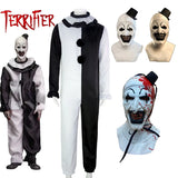 Art The Clown Cosplay Película Terrorifier 2 Art The Clown Cosplay Disfraz Mono Máscara Disfraces de Halloween Máscara para hombres y mujeres