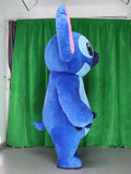 MINISO 2028 Blue Lilo & Stitch mascot costume cartoon character 2m/2.6m Inflatable Walking Blue Stitch Mascot Costume