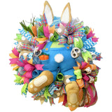 Easter Thief Bunny Butt Wreath With Easter Cross Garland Home Decor Spring Wedding Wreath Storage Cartoon Bunny Shape Ornaments