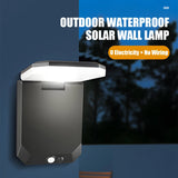 New Outdoor Solar Sensor Wall Light Folding  Light 3 Modes 120°  Adjustable Waterproof Courtyard Corridor Balcony Outdoor