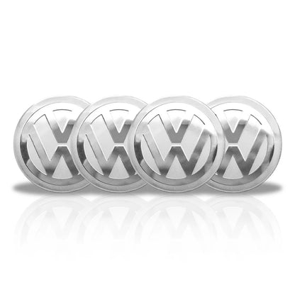 4PCS 56MM 60MM 65MM Car Wheel Hub Center Caps Badge Sticker Rim Cover Auto Decal  Emblem Accessories