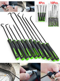 10/4Pcs Precision Pick and Hook Set, Car Auto Oil Seal/O-Ring Seal Gasket Pick Mini Precision Hooks Professional Puller Remover